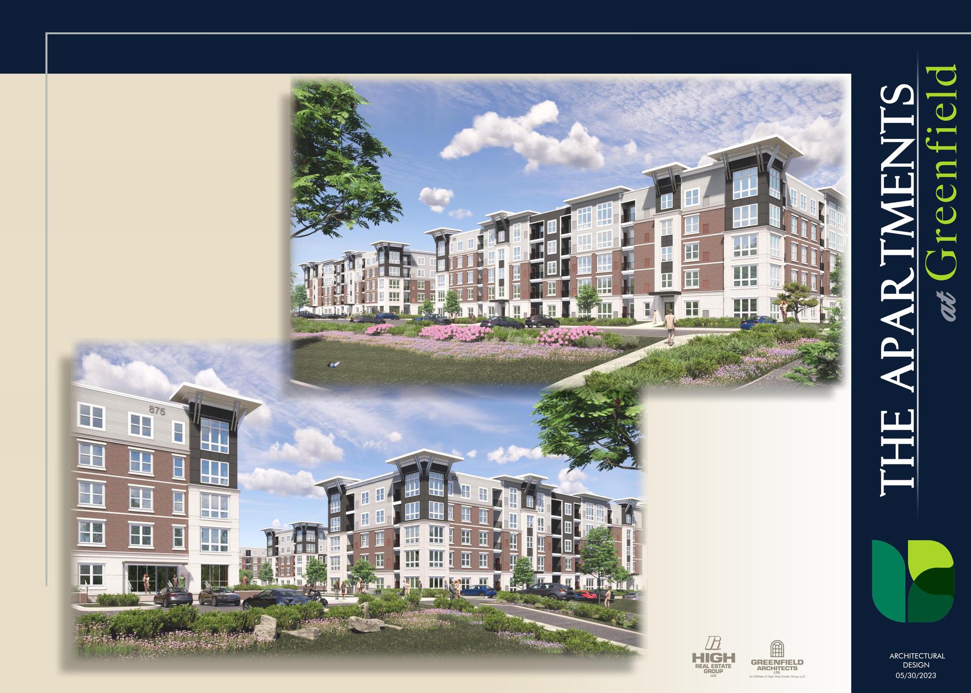 Greenfield North Multifamily Renderings