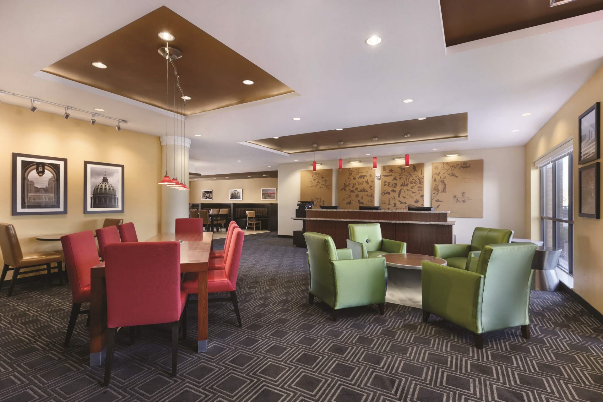 Interior Lobby & Seating Area