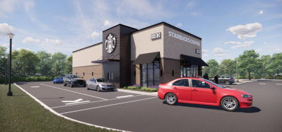 Starbucks Drive-Thru Rendering