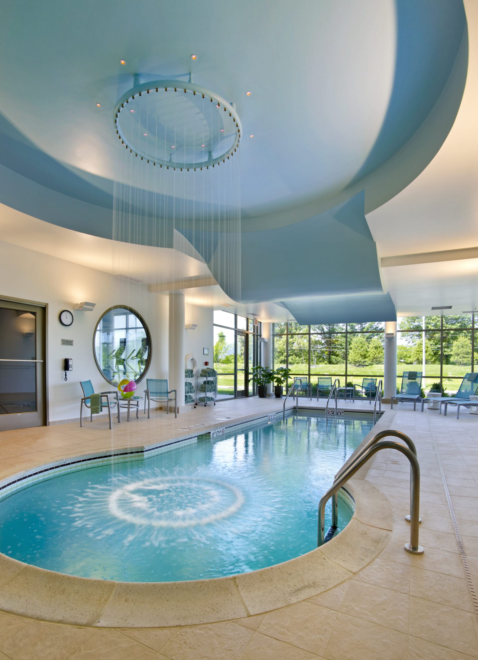 Heated Indoor Pool with Drip Ring